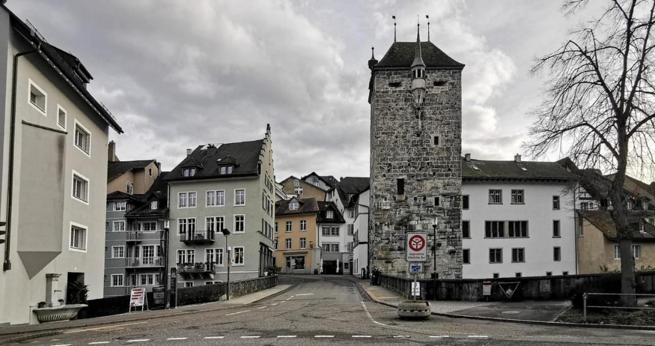 Blick Auf Schwarzen Turm - Freihofapartments Brugg  Zewnętrze zdjęcie